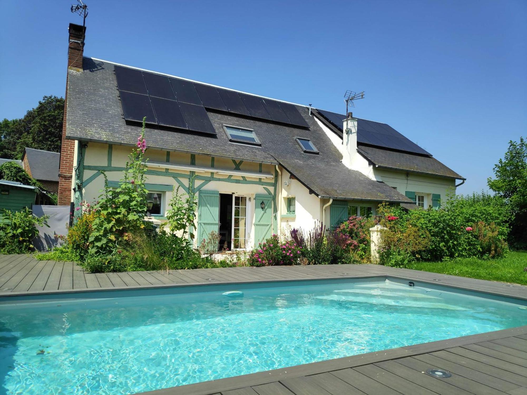 Villa Cosy Campagne à Saussay-la-Campagne Extérieur photo